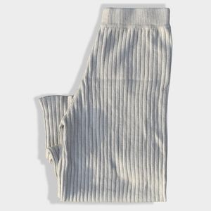 RIB-KNIT TROUSER
